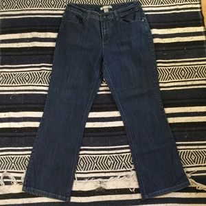 Chico’s Platinum Straight Leg Jeans Sz 10